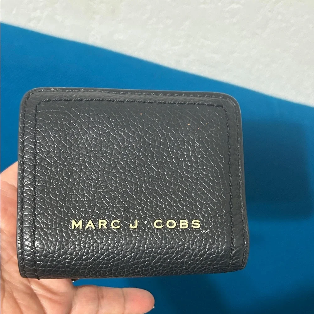 Marc Jacobs Black Leather Card Holder